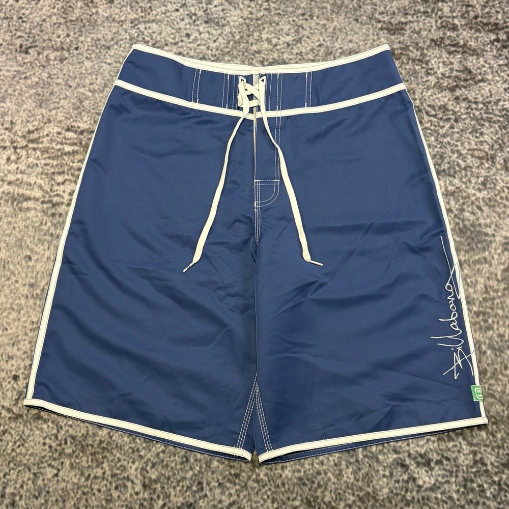 VTG Y2K Billabong Board Shorts Mens 32 Blue Surf Grunge Skater Swim Trunks